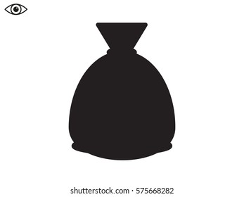 bag, icon, vector illustration eps10