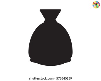 bag, icon, vector illustration eps10