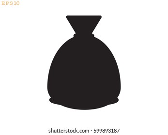 bag, icon, vector illustration eps10