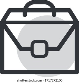 Taschensymbol-Vektorillustration