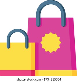 ilustración vectorial de icono de bolsa