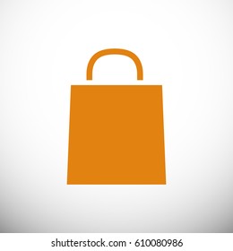 bag icon, vector illustration. Flat design eps 10