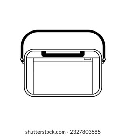bag icon vector illustration logo design