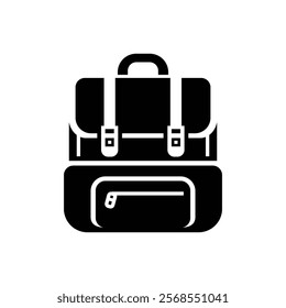 bag icon vector illustration on white background