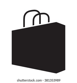 bag Icon Vector Illustration on the white background.
