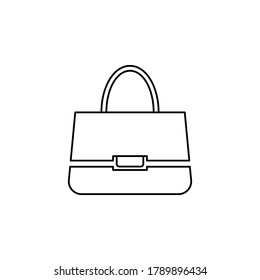 Ilustración vectorial de icono de bolsa. Icono plano de calidad superior en estilo moderno.