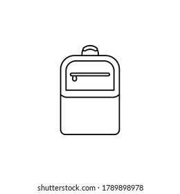 Bag icon vector illustration. Premium quality flat icon in trendy style.