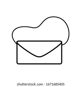 Taschensymbol Vektorillustration Illustrationszeichen
