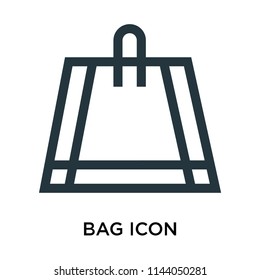 Bag icon vector isolated on white background for your web and mobile app design, Bag logo concept