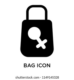Bag icon vector isolated on white background for your web and mobile app design, Bag logo concept