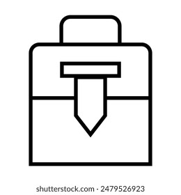 bag icon vector on white background