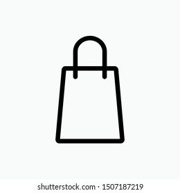 Bag Icon - Vector, Sign and Symbol for Design, Presentation, Website or Apps Elements.
