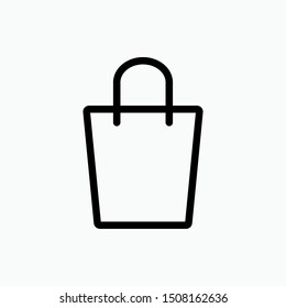 Bag Icon - Vector, Sign and Symbol for Design, Presentation, Website or Apps Elements.