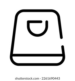 Icono de bolsa Ilustración de diseño del vector