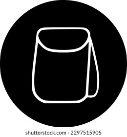bag icon vector symbol design illustration