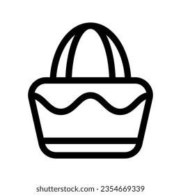 Bag Icon Vector Symbol Design Illustration