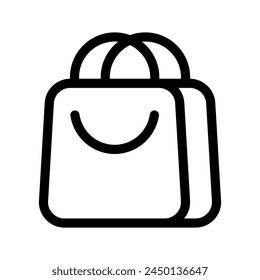 Bag Icon Vector Symbol Design Illustration