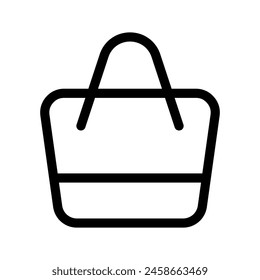 Bag Icon Vector Symbol Design Illustration