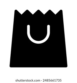 Bag Icon Vector Symbol Design Illustration