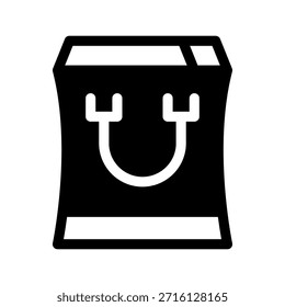 Ilustração de design de símbolo de vetor de ícone de saco