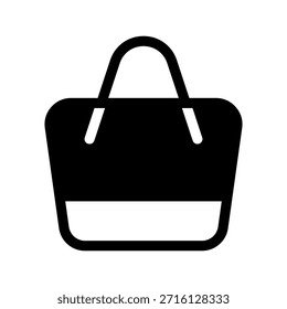 Bag Icon Vector Symbol Design Illustration