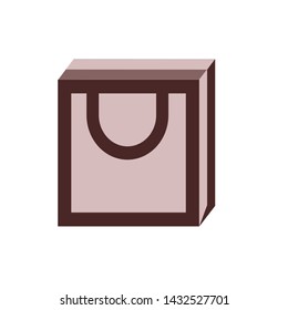 bag icon vector, symbol illustration.