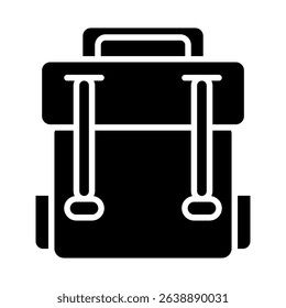  bag icon white on background