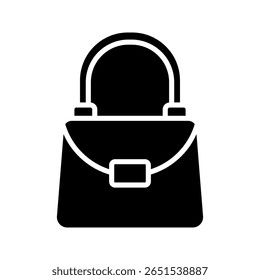 Icono de la bolsa sobre fondo blanco