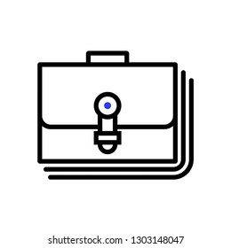 Bag icon. Work  sign