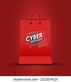 diseño 3d del vector de ilustración de bolsa para empresas