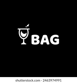 BAG initial letter logo design