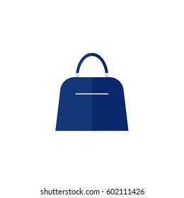 Bag isolated icon on white background. Women bag. Flat vector illustration design. 