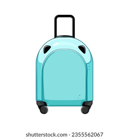 bag kid luggage cartoon. baggage summer, man tourist, holiday people bag kid luggage sign. isolated symbol vector illustration