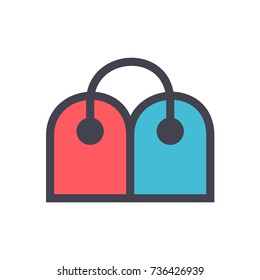 Bag Letter B Initial Logo