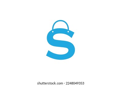 bag letter s logo vector symbol icon design illustration