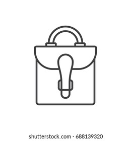 Bag line icon.