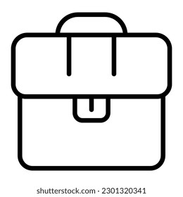 plantilla e ilustración de diseño vectorial de icono de línea de bolsa