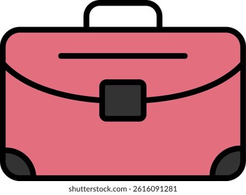 Bag Line Vector Icon Design