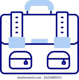 Bag Line vector Icon Design