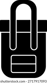 Design de ícone de vetor de linha de saco