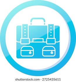 Vektordesign der Taschenlinie