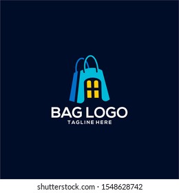 Bag Logo Design Vector for Logo of Bag Company or Online Shop