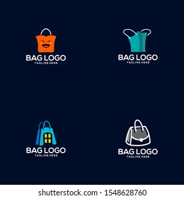 Bag Logo Design Vector for Logo of Bag Company or Online Shop