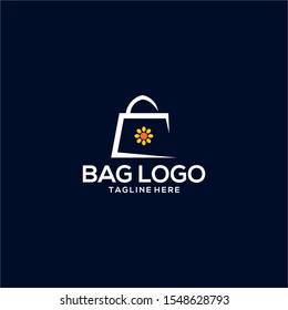 Bag Logo Design Vector for Logo of Bag Company or Online Shop