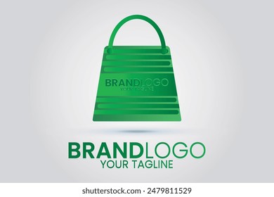 Diseño de logotipo o icono de bolsa.