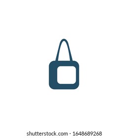 Diseño de la plantilla de icono del logotipo de la bolsa en la ilustración del vector.