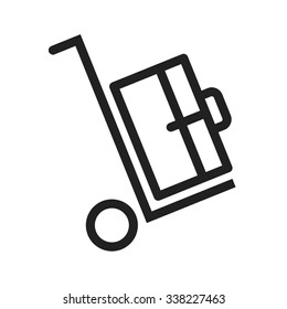Bag, luggage, travel icon vector image. Can also be used for hotel and restaurant. Suitable for web apps, mobile apps and print media.