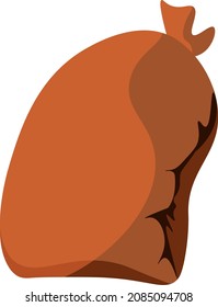 Una bolsa hecha de natural adecuado para cualquier tema de aldea
