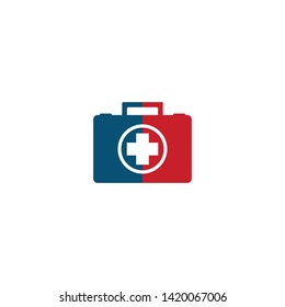 Bag Medical Icon and Logo Template