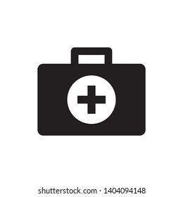 bag medicine icon vector template